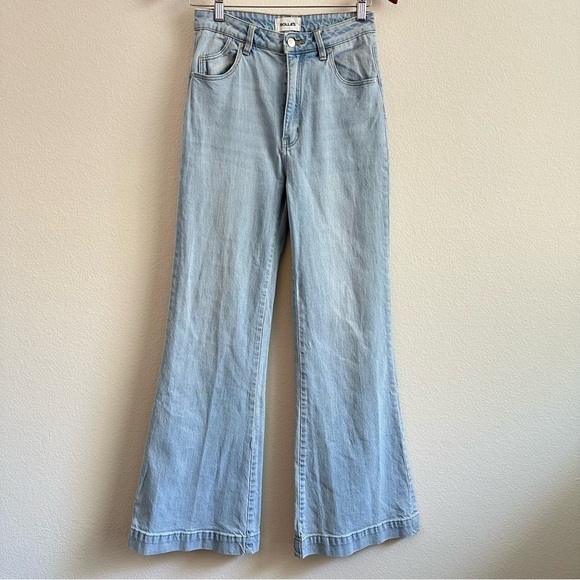 ROLLAS East Coast Flare Tash Blue Jeans Size 27 - Picture 4 of 13